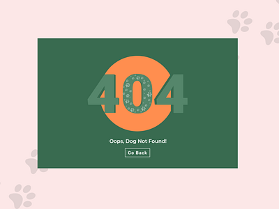 404 page | dog-walking website 404 404 error 404 page animal clean design dog dribble rebound error page irresponsive page minimal ui ui design ui ux ux web web design website website ui weekly warmup