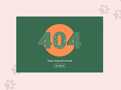 404 page | dog-walking website