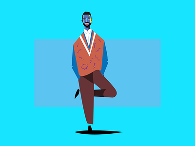 The dancer boots design graphic design illustration man vector