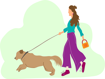 Girl walking a dog dog dog walker girl girl dog walker girl walking dog