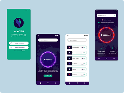 VPN Application mobile vpn app vpn vpn app vpn app design vpn application vpn designs vpn mobile app vpn mobile app design