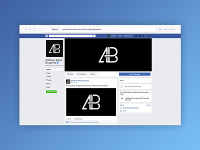 Facebook Page Mockup 2017 Template PSD
