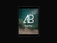 ipad pro 10.5 inch psd mockup   anthony boyd graphics - iPad Pro 10.5 Inch PSD Mockup