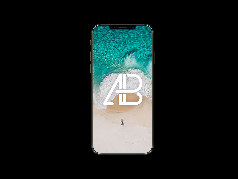 iPhone 8 Front View Mockup