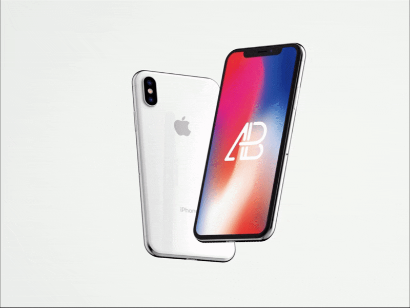 Download Animated iPhone X Mockup Vol.2 by Anthony Boyd Graphics ...