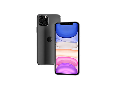 Floating iPhone 11 Pro Max Mockup apple free freebie iphone mobile mockup psd showcase smartphone