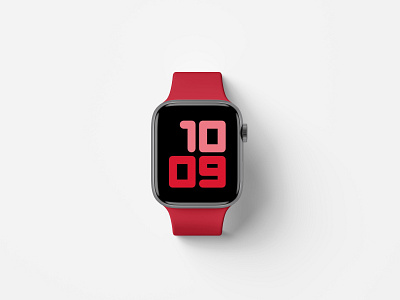 Top View Apple Watch Series 5 Mockup apple apple watch free freebie mockup mockups psd showcase smartwatch