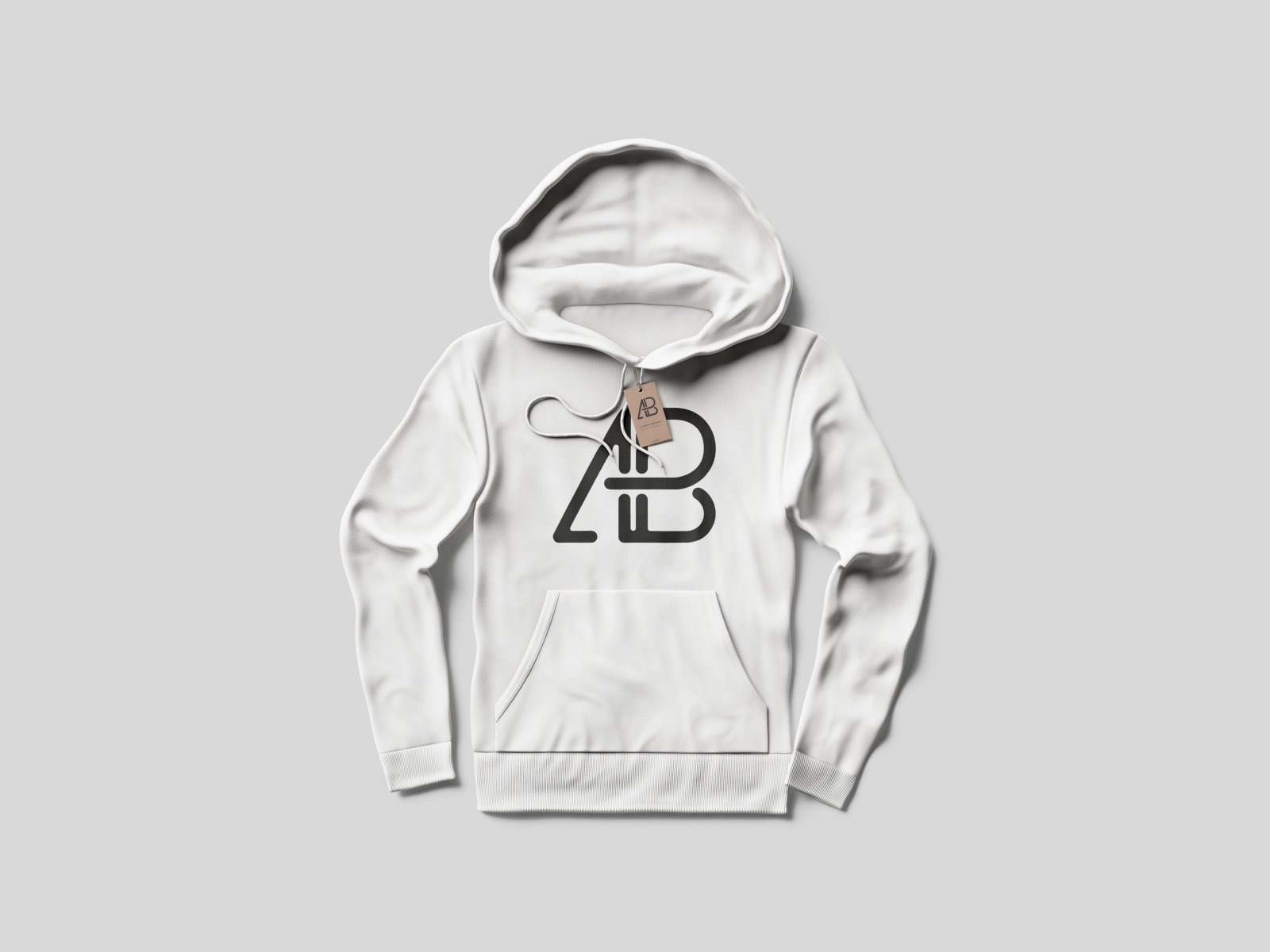Download Hoodie With Tag Mockup by Anthony Boyd Graphics on Dribbble