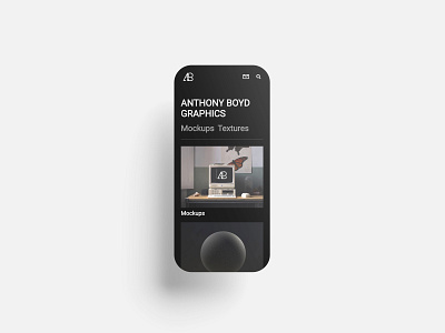 Rounded Smartphone Screen Set Mockup dark free freebie minimal mobile mockup modern psd rounded showcase smartphone ui