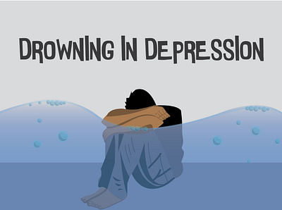 Depression design illustration vector