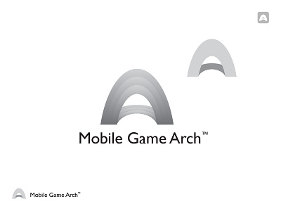 Mobile Game Arch logo arch game identity logo mobile