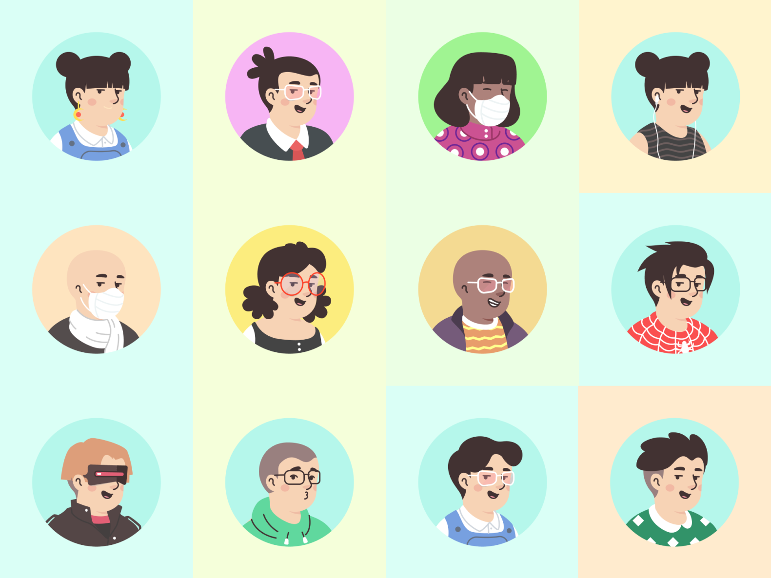 Avatar Creator Icon Vector Characters from GraphicRiver