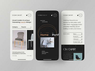 SONACHAIR - Furniture Shop Mobile App