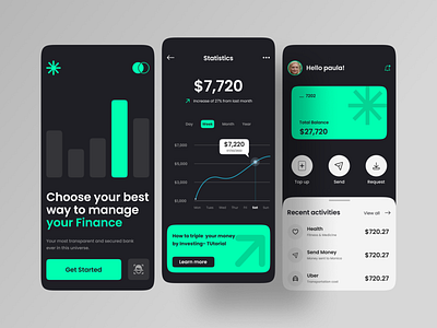 Finance app UI 3d animation app app design app redesign app ui design branding concept dailyui design finance finance app graphic design inspire mobile app portfolio ui uiux ux wallet app