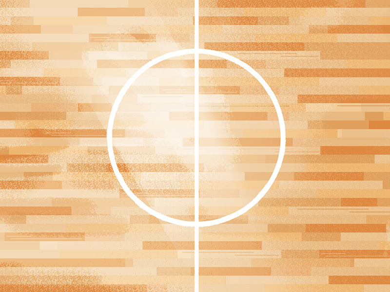 Basketball Field nba loop motiondesignschool mgcollective michael jordan illustration basketball 2danimation aftereffects photoshop