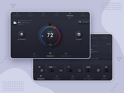 Smart Device Manager device manager interface design smart app uidesign