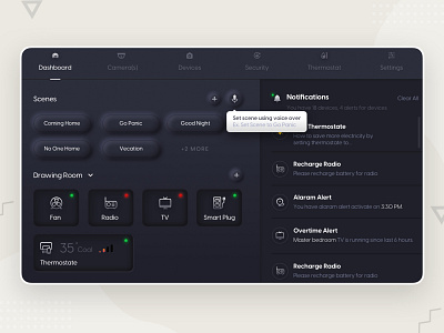 Smart Device Manager app design graphics neomorphic sketch app smarthome ui ui design ux