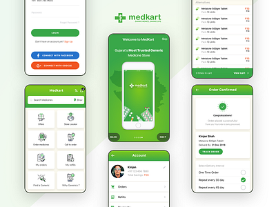 Online Pharmacy App android design app design ios app design medical app mobile app online pharmacy sketch app ui design