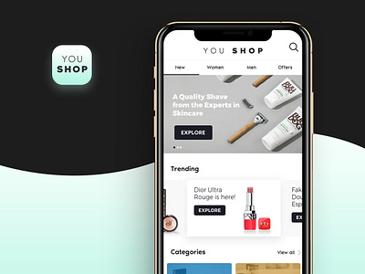 eCommerce App appicon design mobile app ui