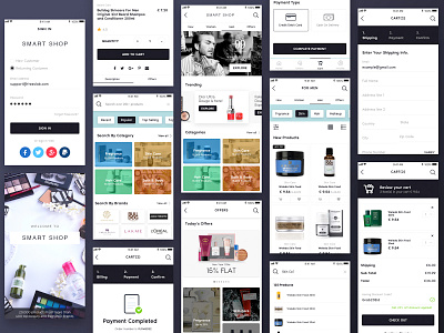 Smart Shop e-Commerce app app design design ios app mobile app sketch app ui ui design