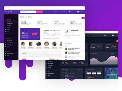 Drift - Admin Dashboard Template photoshop saas jquery html admin theme admin template
