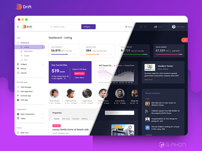 Drift - Admin Dashboard Template