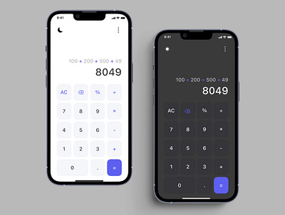 Daily UI #04 - Calculator app application calculator dailyui dailyui004 dailyuichallenge design figma ui uiux ux