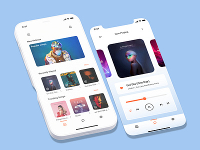 Daily UI #09 - Music Player app application behance branding dailyui dailyuichallenge design dribble graphic design illustration logo ui ui2022 uiux ux