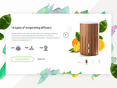 Re-design - work in progress body in landing leafs mind nature page progress slider teraphy wip work