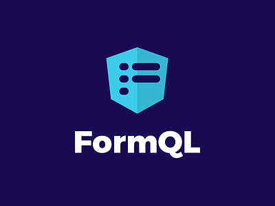 FormQL framework - The official logo blue logo formql framework logo logotype startup