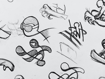 Sketches of the winter season cool design drawing icon logo minimal paper pencil season skee sketch sketches snow snowboarder winter