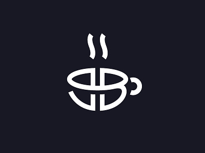 Juste Brewed - coffee brand brewed coffee combination cul icon illustrator just logo mark simbol simple