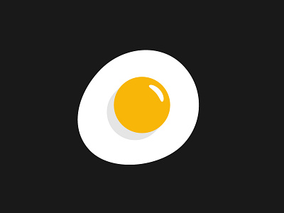 Egg egg food illustrator logo mark minimal simple vector