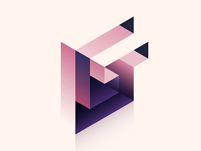 T + G - monogram 3d color g gradient hotel logo monogram simple t tega