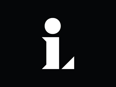 LI - Monogram i l logo minimal monogram simple type typography