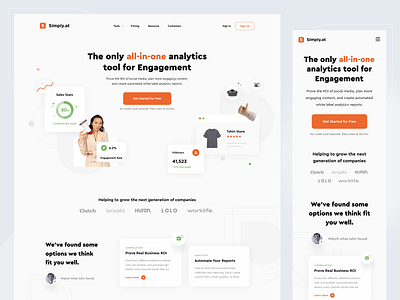 Simply.at – Landing Page