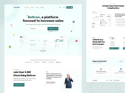 Boltron – Landing Page