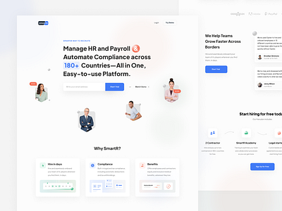 SmartR Recruitement Landing Page