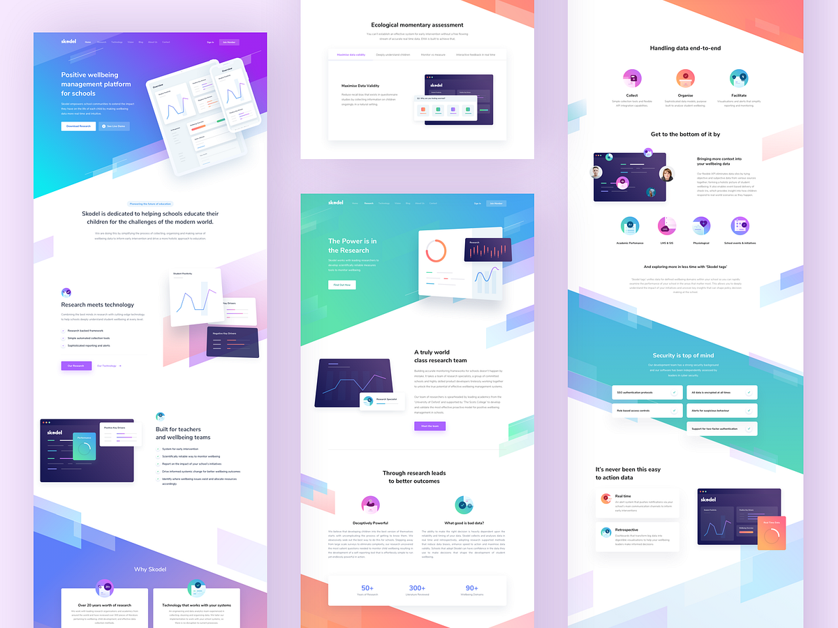 School Managing Platform Landing Page by Puji Ari (North) for ...