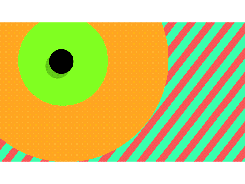 Shapes #4 animation gif motion design motion graphics rainbow shapes