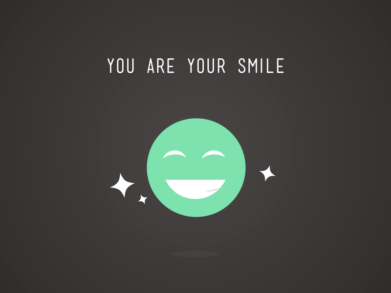 Smile! animation gif motion design motion graphics smile