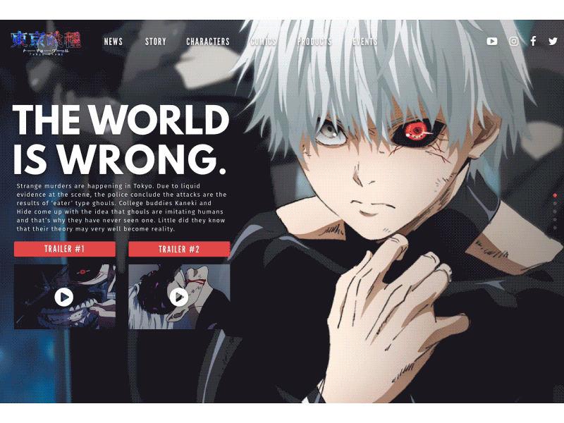 Tokyo Ghoul: re 2 poster russian logo version by 10 20 on Dribbble