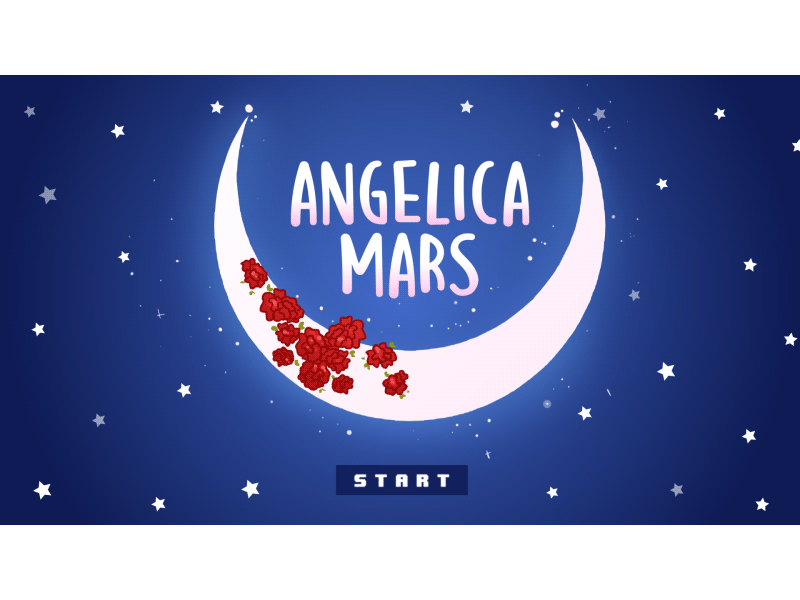 YouTube Intro - Angelica Mars animation gif moon motion design motion graphics sparkles stars youtube youtube intro