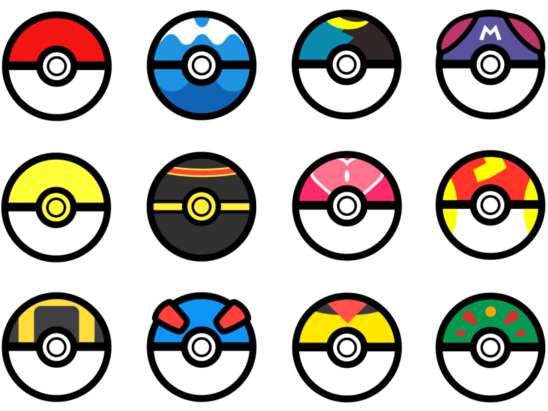 Poke Balls designs, themes, templates and downloadable graphic elements ...