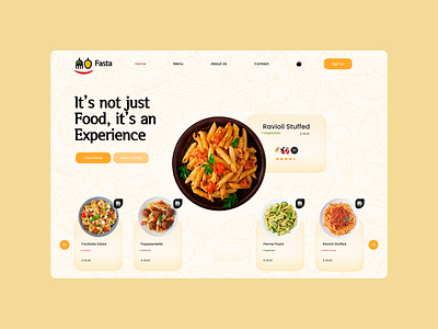 Fasta design food logo new pasta ux