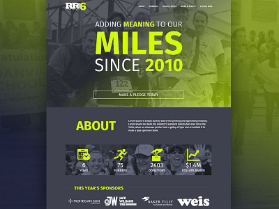 Ryan's Run 6 Campaign Microsite