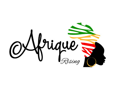 Afrique women logo branding graphic design logo
