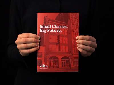Siba Brochure – Front Cover booklet brochure photography print