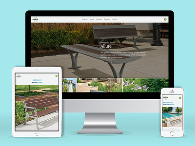Anova Website Live! desktop landscape layout mobile park responsive tablet ui ux website