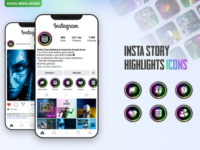 Instagram Highlights Icons